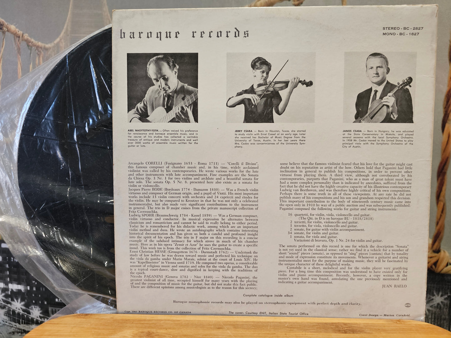 CD Disque Vinyle - Musique Guitar Violon & Piano Classique - Music For Guitar and Stings - Records