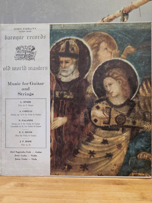 CD Disque Vinyle - Musique Guitar Violon & Piano Classique - Music For Guitar and Stings - Records