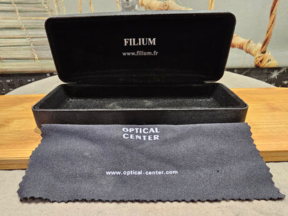 Boîtier à Lunettes Filium Rigide + Essuie Main Optical Center