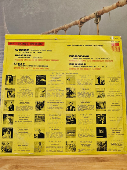 CD Vinyle - 33T Edouard Linderberg - Orchestre National de la Radiodiffusion Française