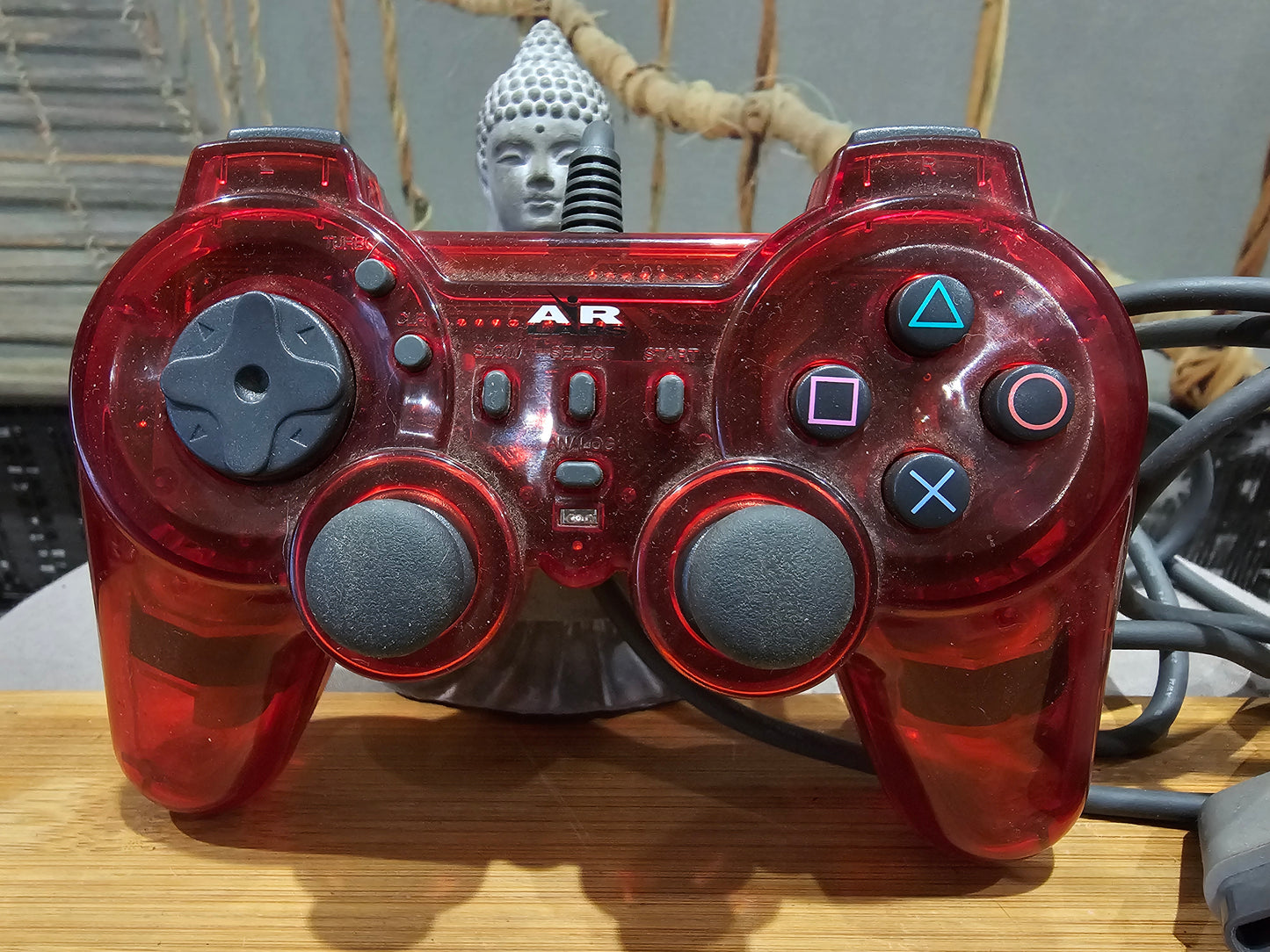 Manette de PS1 de collection XXe rouge edition limitée Vibrations